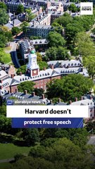 Harvard graduate: Harvard doesn’t protect free speech