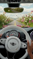 Mini Cooper POV Drive. ASMR