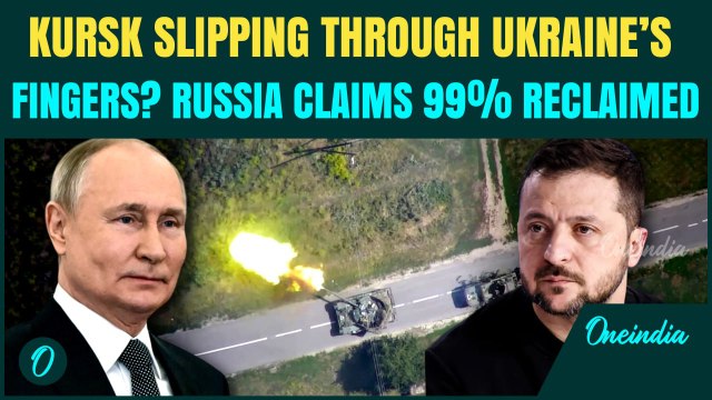 Kursk War BREAKING| Putin Claims 99.5% Of Kursk Back In Russian Hands | Big Loss for Zelensky?