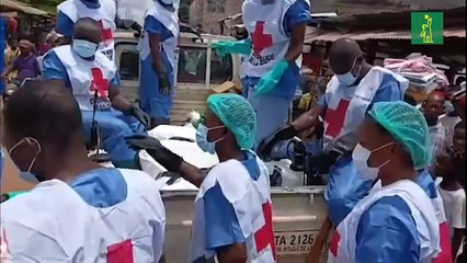 Más de 140 muertos por incendio de un barco en RD Congo