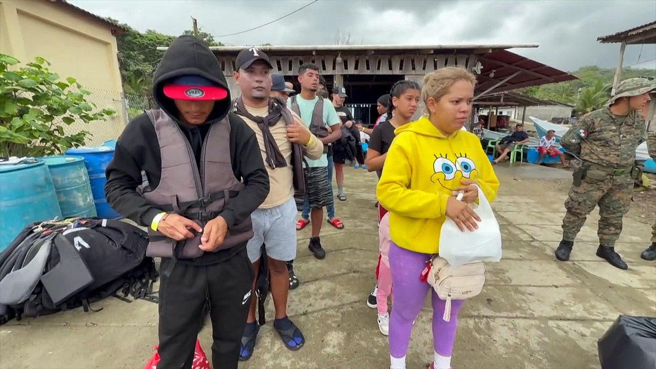 Venezuelan migrants endure dangerous sea trips to return home as US entry fails