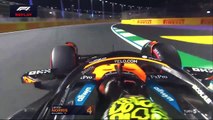 Accidente de Lando Norris en el GP de Arabia Saudita de la F1