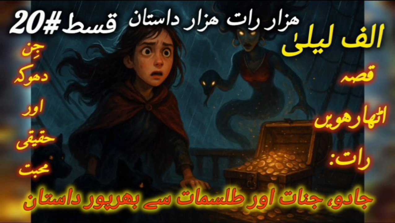 18vi Raat - Alif Laila Ki Sabse Khofnak Dastan! Jinnat, Khazane aur Bewafai Ka Raaz: Urdu Kahani