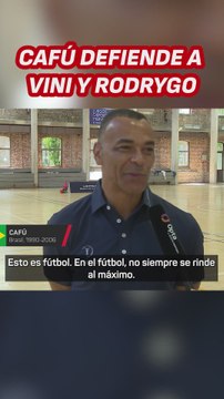 Cafú sale en defensa de Vinicius y Rodrygo