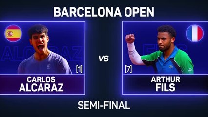 Alcaraz reaches Barcelona final in style