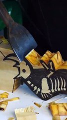 😱 So Satisfying Wood Carving