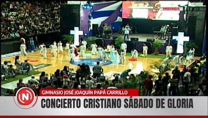 Miranda | Comunidad cristiana continúa disfrutando del concierto "Sábado de Gloria"