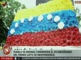 Barinas | Autoridades realizaron acto conmemorativo por los 215 años de la Declaración de la Independencia