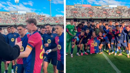 Frankie de Jong alcanza los 250 partidos con el Barcelona