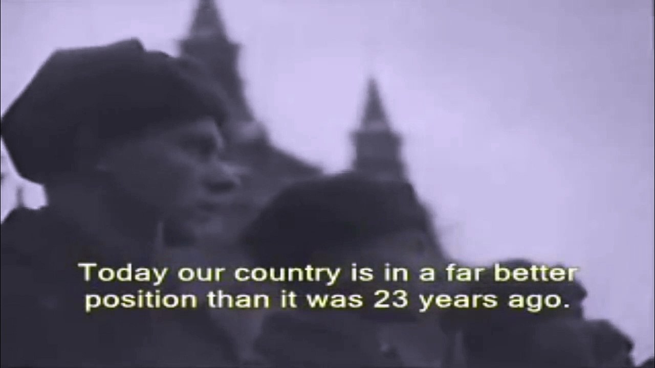 Stalin's Speech – November 7, 1941 (with English Subtitles) // Soviet Nostalgia