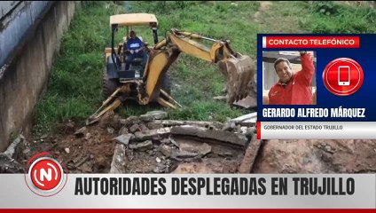 Gobierno Nacional garantiza la atención de familias afectadas por las lluvias en el estado Trujillo