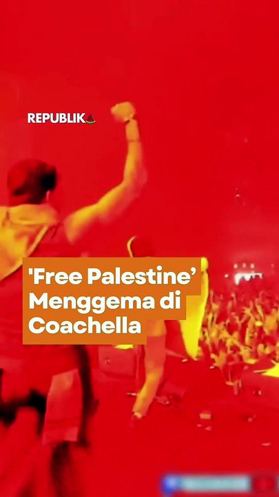 Free Palestine Menggema di Coachella