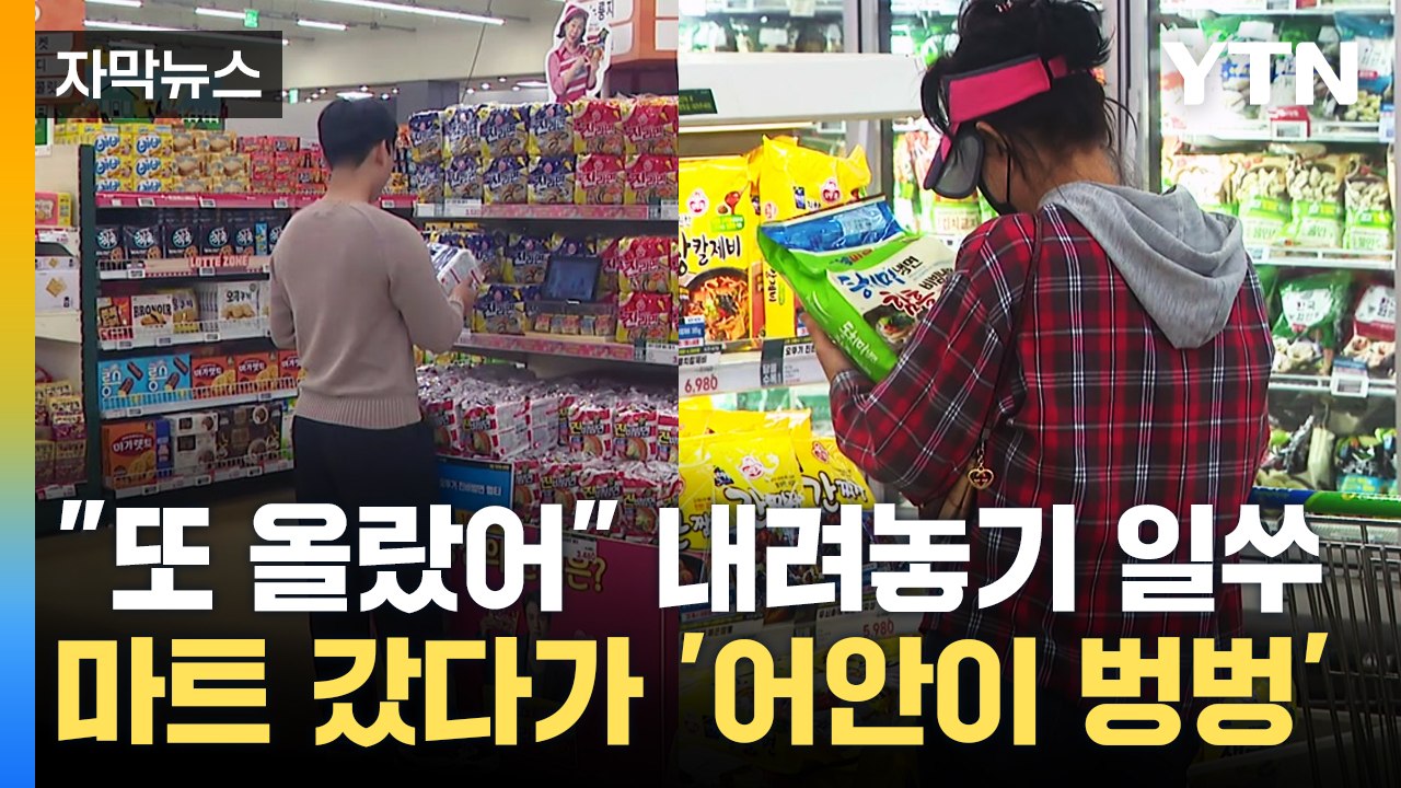 [자막뉴스] "오를 이유가 있나"...마트 갔다가 한숨만 느는 이유 / YTN