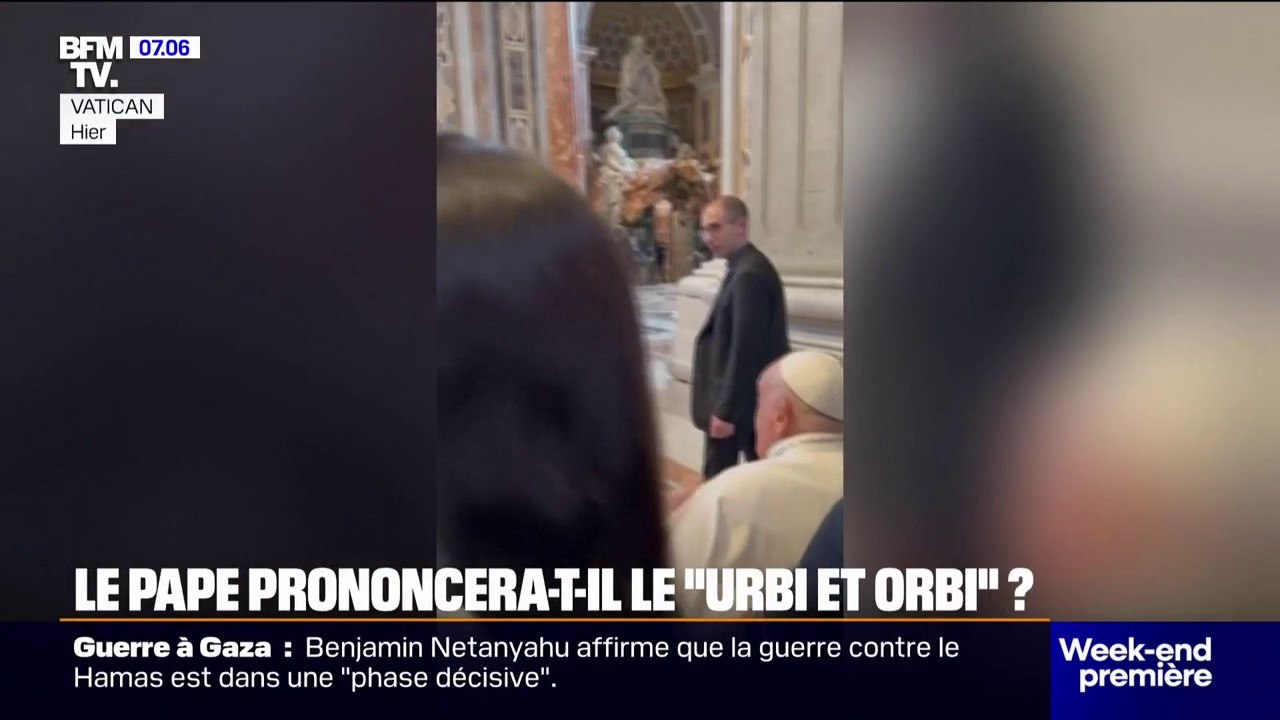 Pâques: le pape François prononcera-t-il le "urbi et orbi" ?
