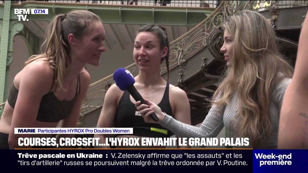Courses et crossfit: l'Hyrox envahit le Grand Palais
