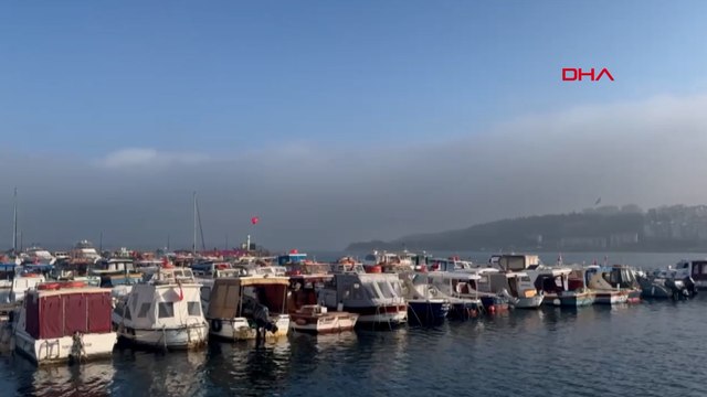 Çanakkale'de boğaz trafiğine 'sis' engeli