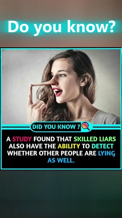 Psychology Fact: Liars Spot Lies Easily