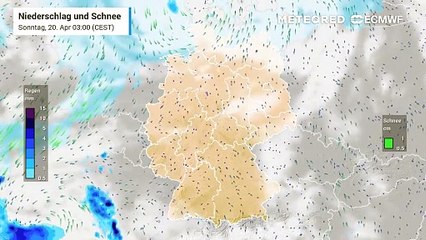 Am Ostersonntag bilden sich nachmittags teils schwere Gewitter!