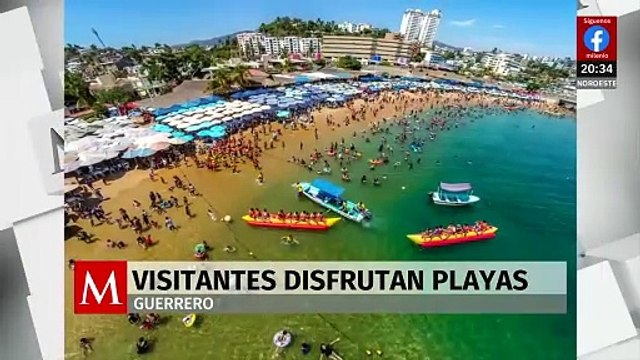 Turismo en Guerrero alcanza 95 por ciento de ocupación hotelera en Semana Santa