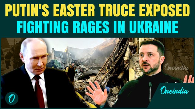 Zelensky Slams Putin’s Easter Truce, Fighting Intensifies in Ukraine – Air Raid Sirens Sound in Kyiv