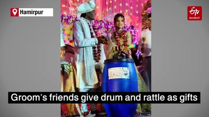 Bride And Groom Made To Play Drum And Rattle On Stage: Video Sends Social Media Into A Tizzy