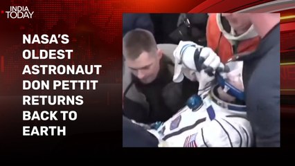 Watch: Nasa’s oldest astronaut Don Pettit turns 70 while hurtling back to Earth