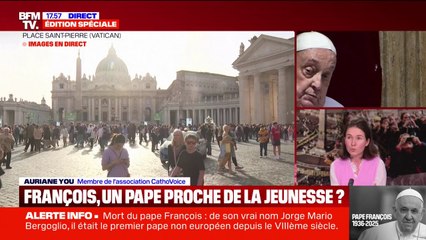 Mort du pape François: "Un rapport au monde qui est à la fois sobre et responsable", le message délivré par le pontife, explique Auriane You de l'association CathoVoice