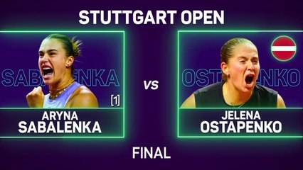 Ostapenko shocks Sabalenka to clinch Stuttgart title