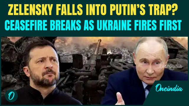 Putin's Russia-Ukraine Easter Ceasefire Crumbles Within Hours? Zelensky Breaks Truce, Blames Russia?