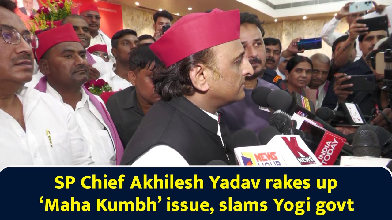 SP Chief Akhilesh Yadav rakes up ‘Maha Kumbh’ issue, slams Yogi govt