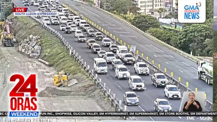 Buhos ng mga motorista pabalik ng Metro Manila, ramdam na sa SLEX | 24 Oras Weekend