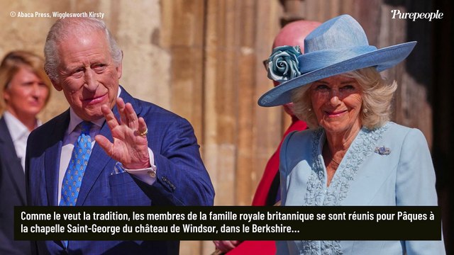 Toute la famille royale réunie pour la messe de Pâques à l’exception de deux grands absents... Et il ne s'agit pas de Meghan et Harry !