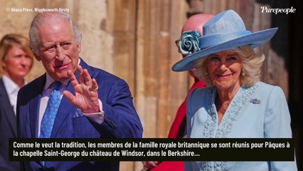Toute la famille royale réunie pour la messe de Pâques à l’exception de deux grands absents... Et il ne s'agit pas de Meghan et Harry !