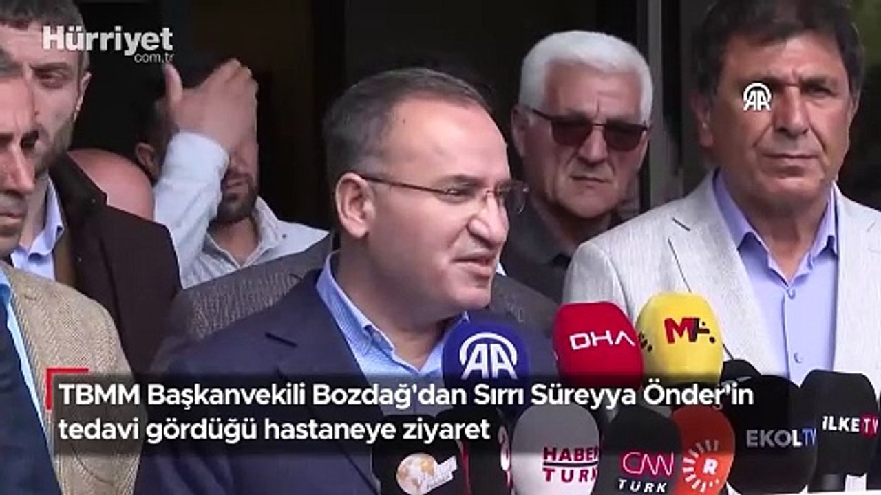 TBMM Başkanvekili Bozdağ'dan Sırrı Süreyya Önder'in tedavi gördüğü hastaneye ziyaret