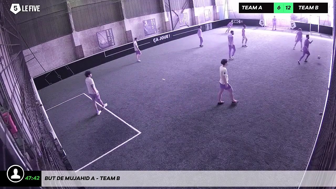 But de Mujahid A - Team B