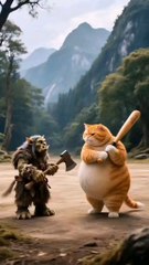 Ai animated Cat funny video