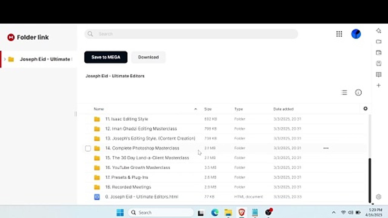 Download Joseph Eid Course Ultimate Editors