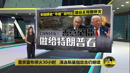 普京突宣布30小时停火，泽连斯基反对延长，局势紧张🤝
