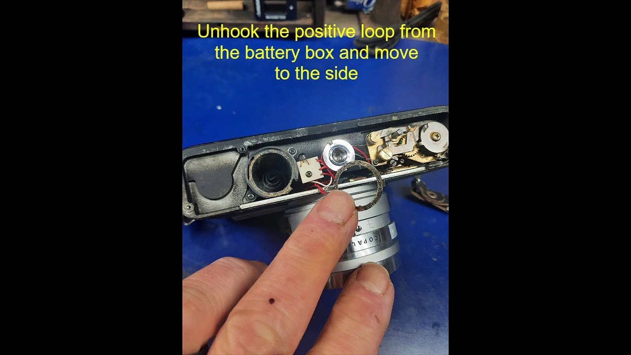 Yashica electro 35 battery box repair final
