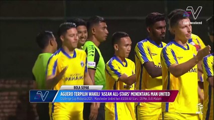 Sergio Aguero gembira wakili Malaysia menentang Manchester United