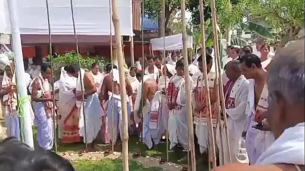 নগাঁও বৰভেটী বুঢ়া নামঘৰত ভাগৱত পাঠ আৰু বাখ্যা