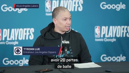Clippers - Lue et Harden frustrés par les trop nombreuses pertes de balle
