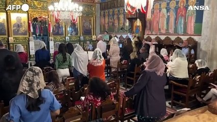 Pasqua a Gaza, la messa nella chiesa di San Porfirio