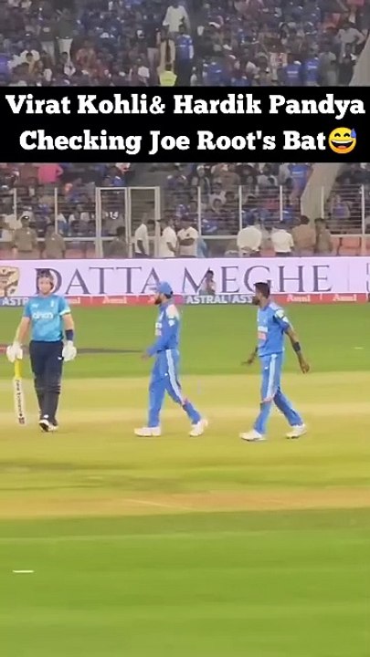 Bat Inspection! Kohli & Hardik's Hilarious Moment with Joe Root! 😂🤣 #Cricket #ViratKohli #HardikPandya #JoeRoot #FunnyCricket #CricketBloopers #CricketComedy