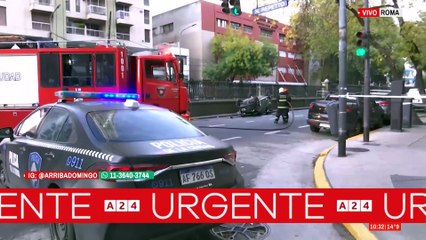 Choque y vuelco en Caballitto