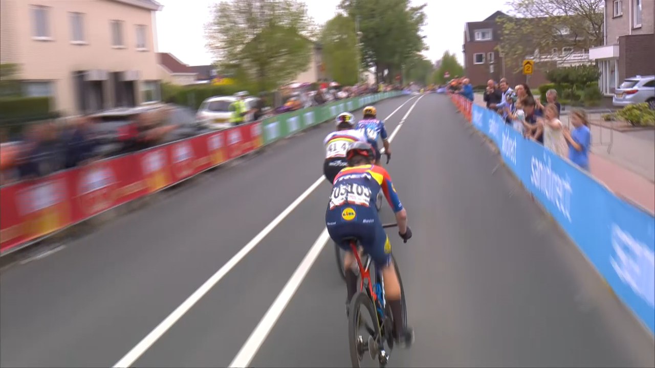 Amstel Gold Race : Mattias Skjelmose bat Tadej Pogacar et Remco Evenepoel au sprint