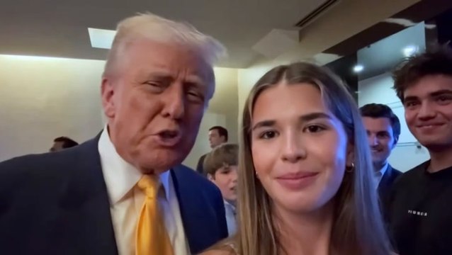 Trump’s granddaughter Kai shares behind the scenes footage of UFC appearance