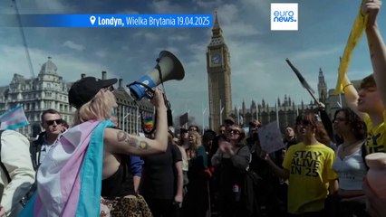 Transpłciowi aktywiści zebrali się w Londynie po brytyjskim orzeczeniu w sprawie definicji kobiety