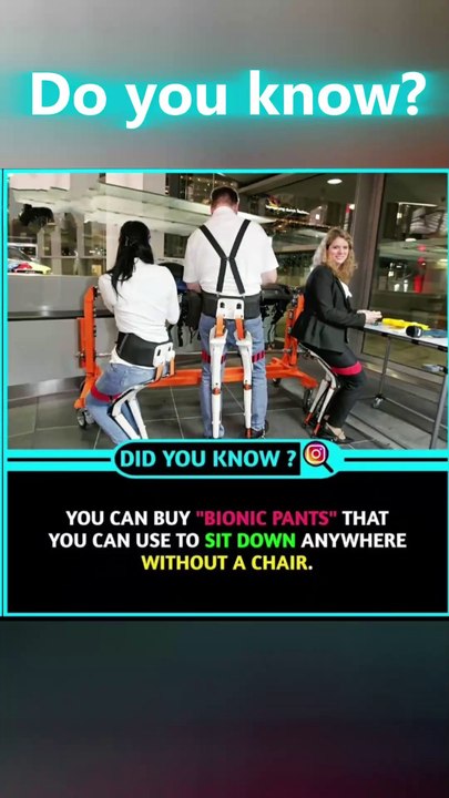 These Bionic Pants Let You Sit Anytime, Anywhere