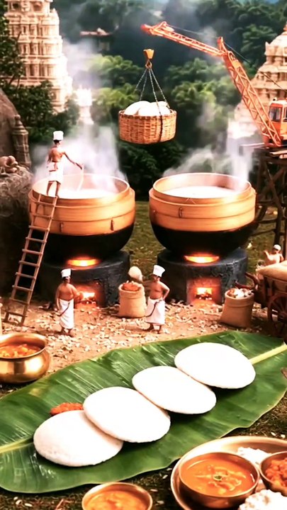 "World's Biggest Dosa | Miniature Chefs' Magical Cooking!"